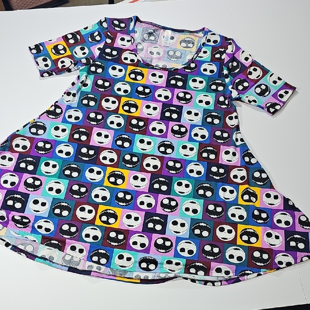 Lularoe The Nightmare Before Christmas Perfect T Tunic Top